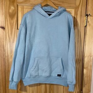 Hollister Men's Light Blue Hoodie